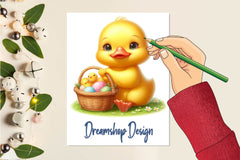 Spring Flowers Baby Ducks Clipart Bundle - CraftNest - Digital Crafting and Art