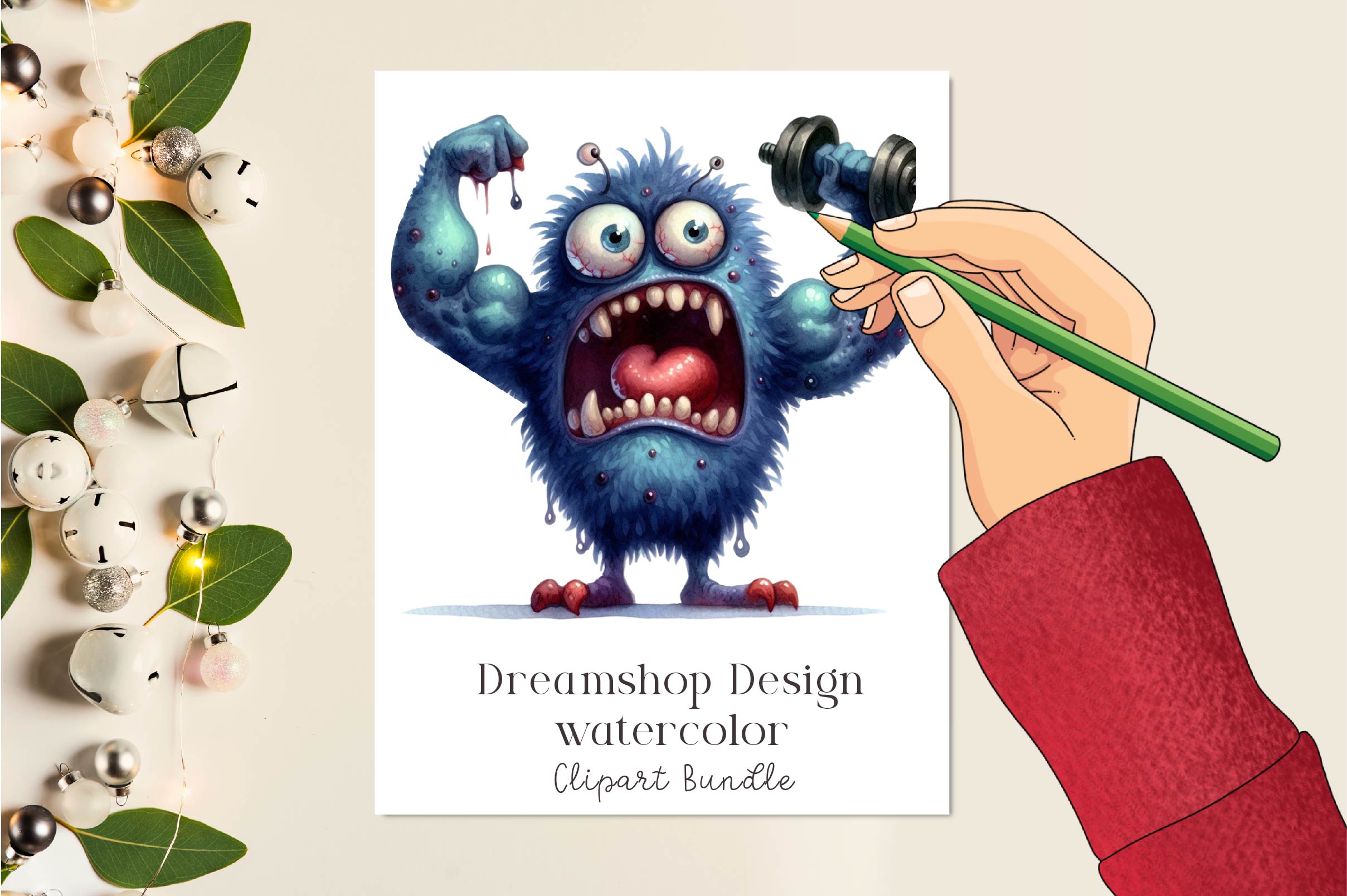 Halloween Scary Monster Clipart Bundle - CraftNest - Digital Crafting and Art