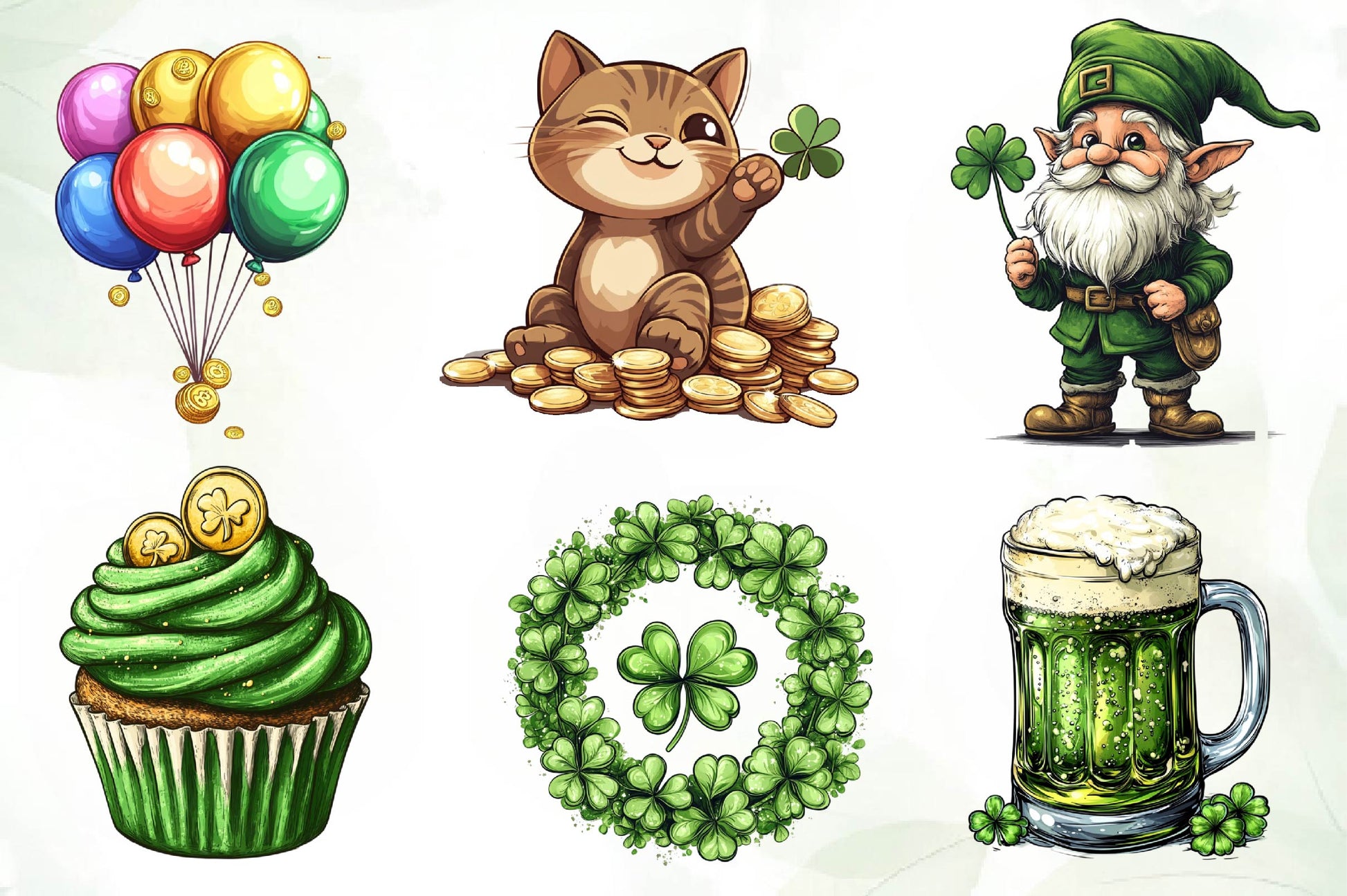 St Patricks Day Clipart Bundle 2 - CraftNest - Digital Crafting and Art