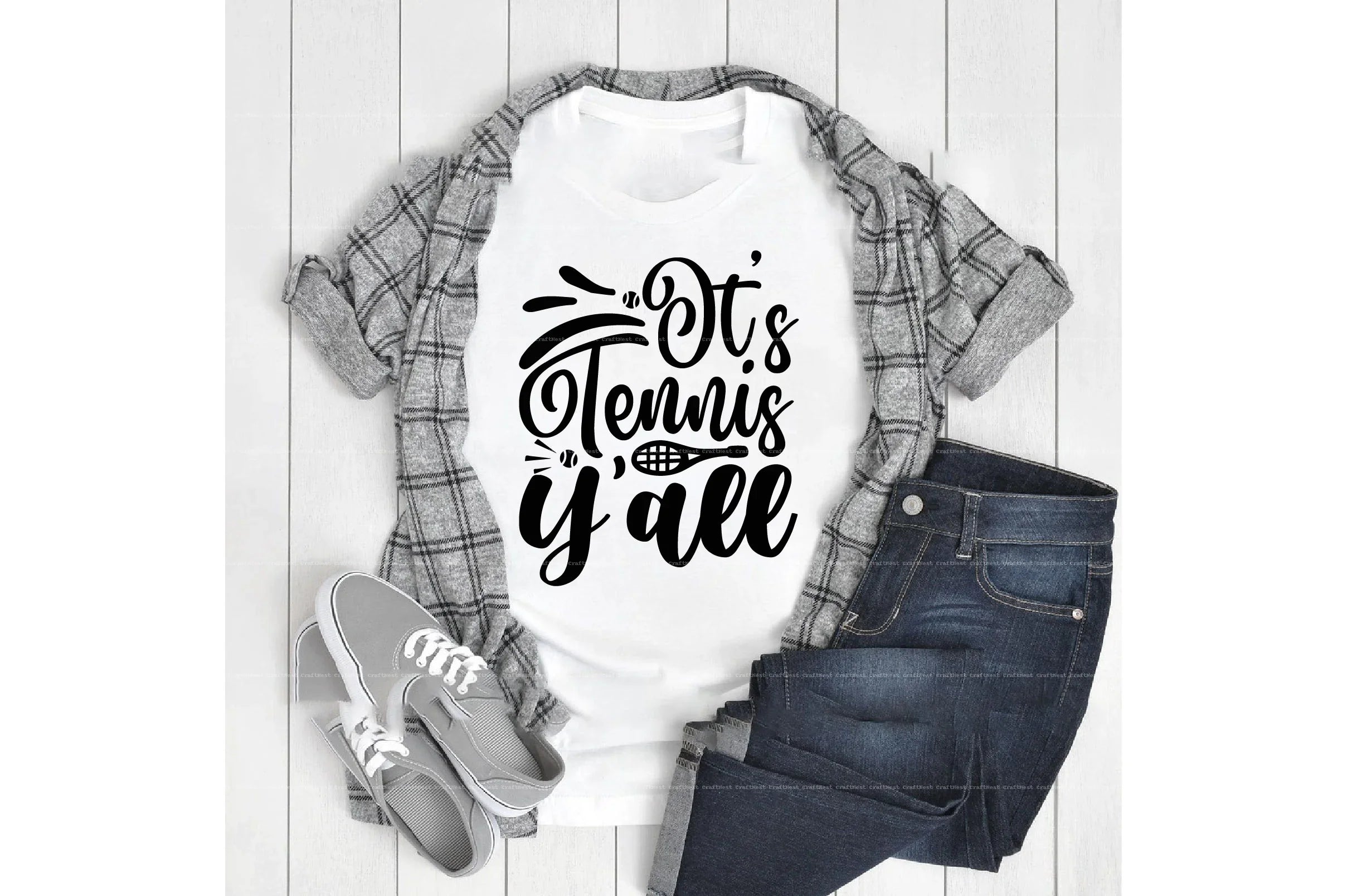 Tennis & Badminton SVG Bundle - CraftNest - Digital Crafting and Art