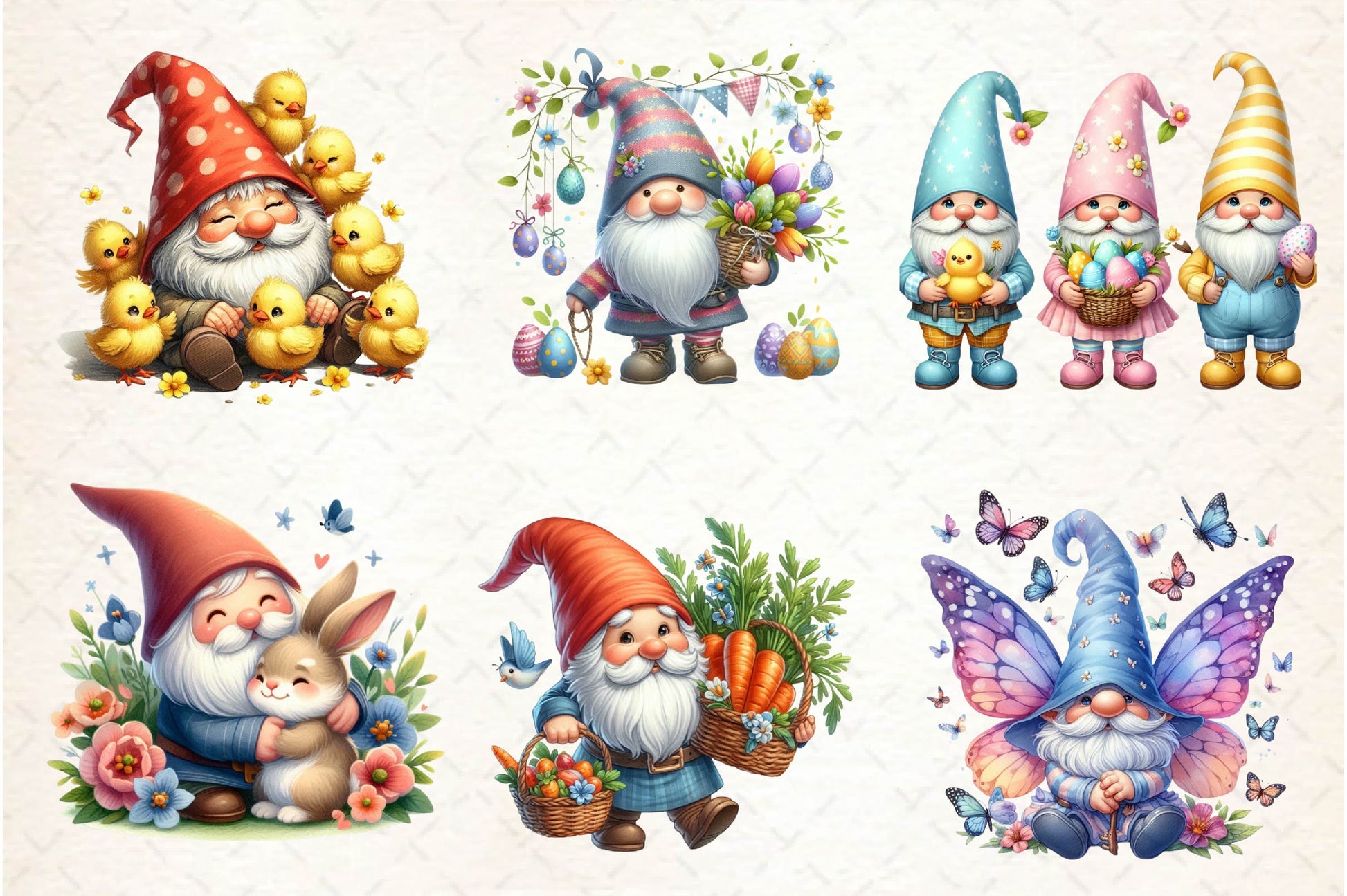 Easter Gnome Gnome Clipart Bundle - CraftNest - Digital Crafting and Art