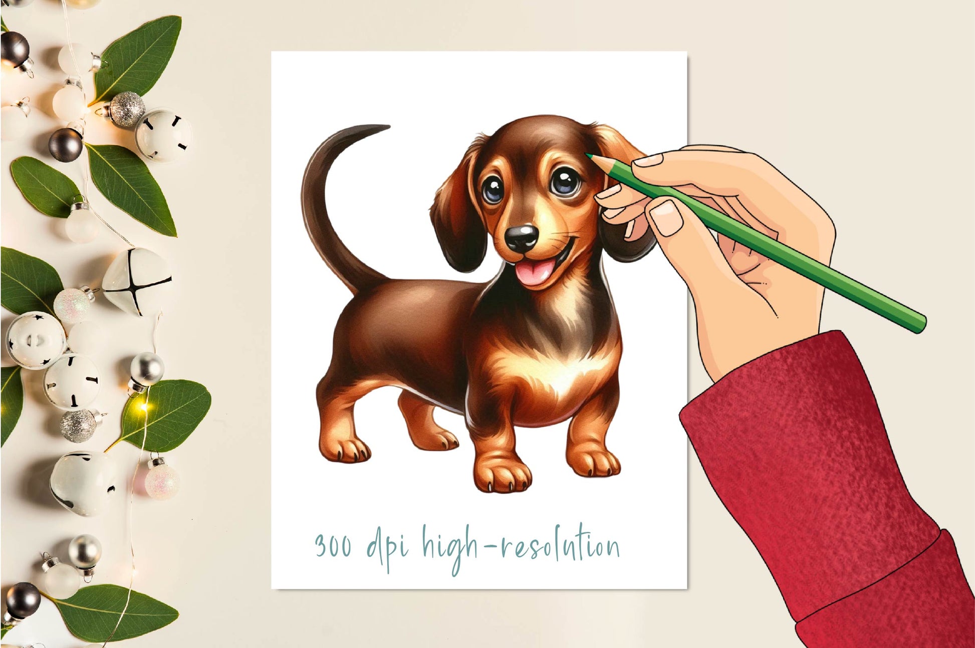 Dachshund Puppy Clipart Bundle - CraftNest - Digital Crafting and Art