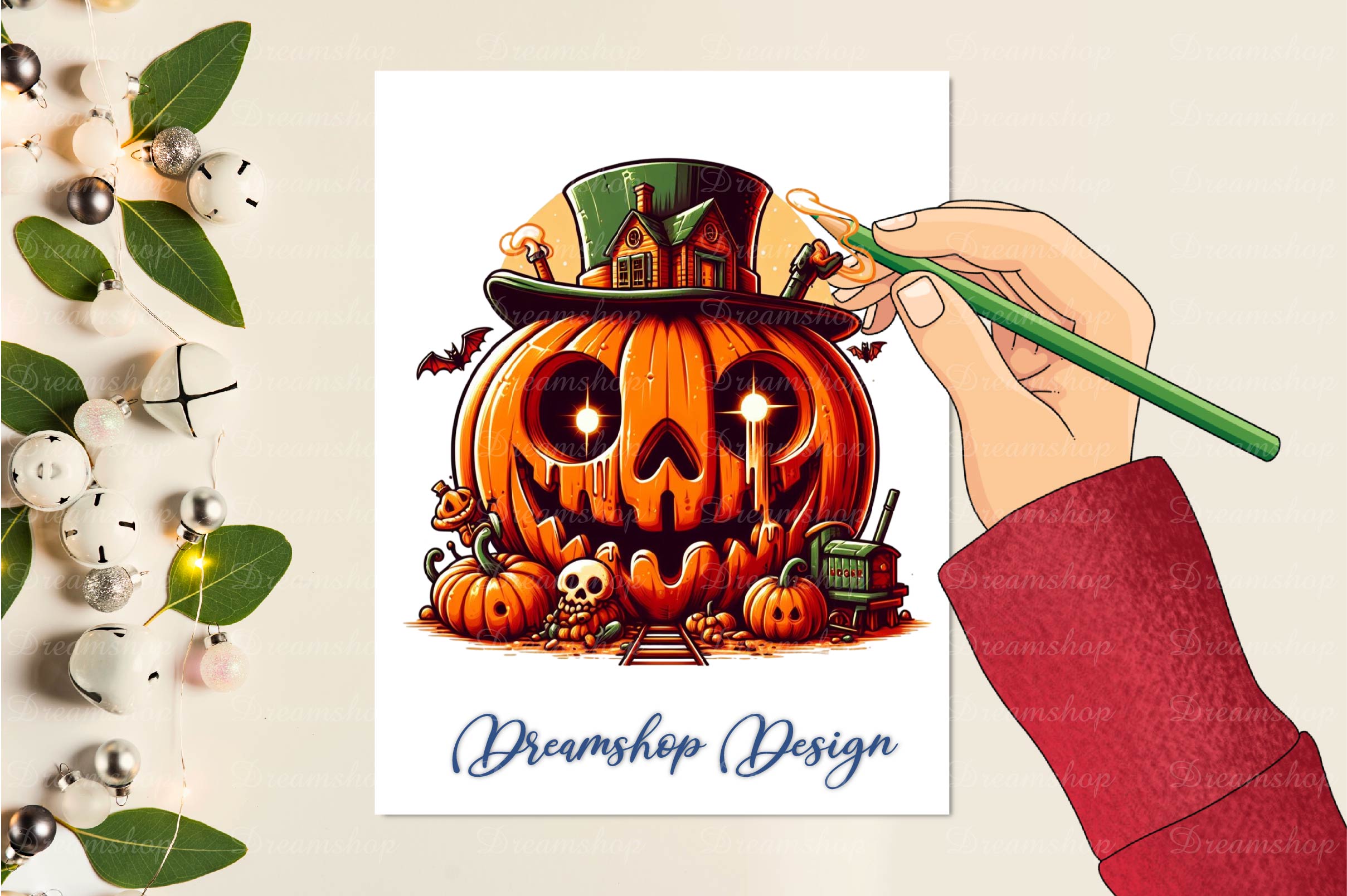 Horror Pumpkin Clipart Bundle - CraftNest - Digital Crafting and Art