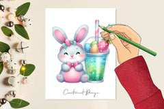 Cute Easter Drinks Clipart Bundle - CraftNest - Digital Crafting and Art