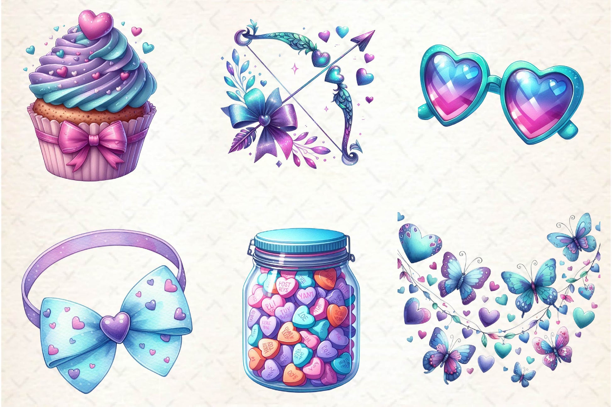 Coquette Valentines Day Clipart Bundle - CraftNest - Digital Crafting and Art