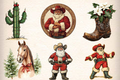 Western Christmas Clipart Bundle 1 - CraftNest - Digital Crafting and Art