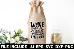Wine Bag SVG Bundle - CraftNest - Digital Crafting and Art