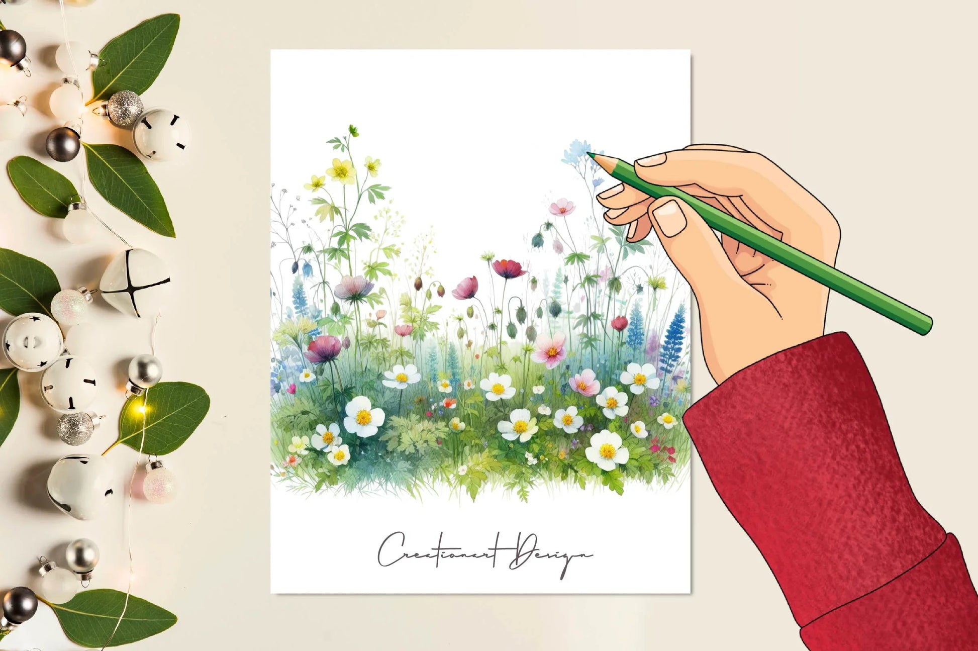 Spring Meadows Clipart Bundle - CraftNest - Digital Crafting and Art