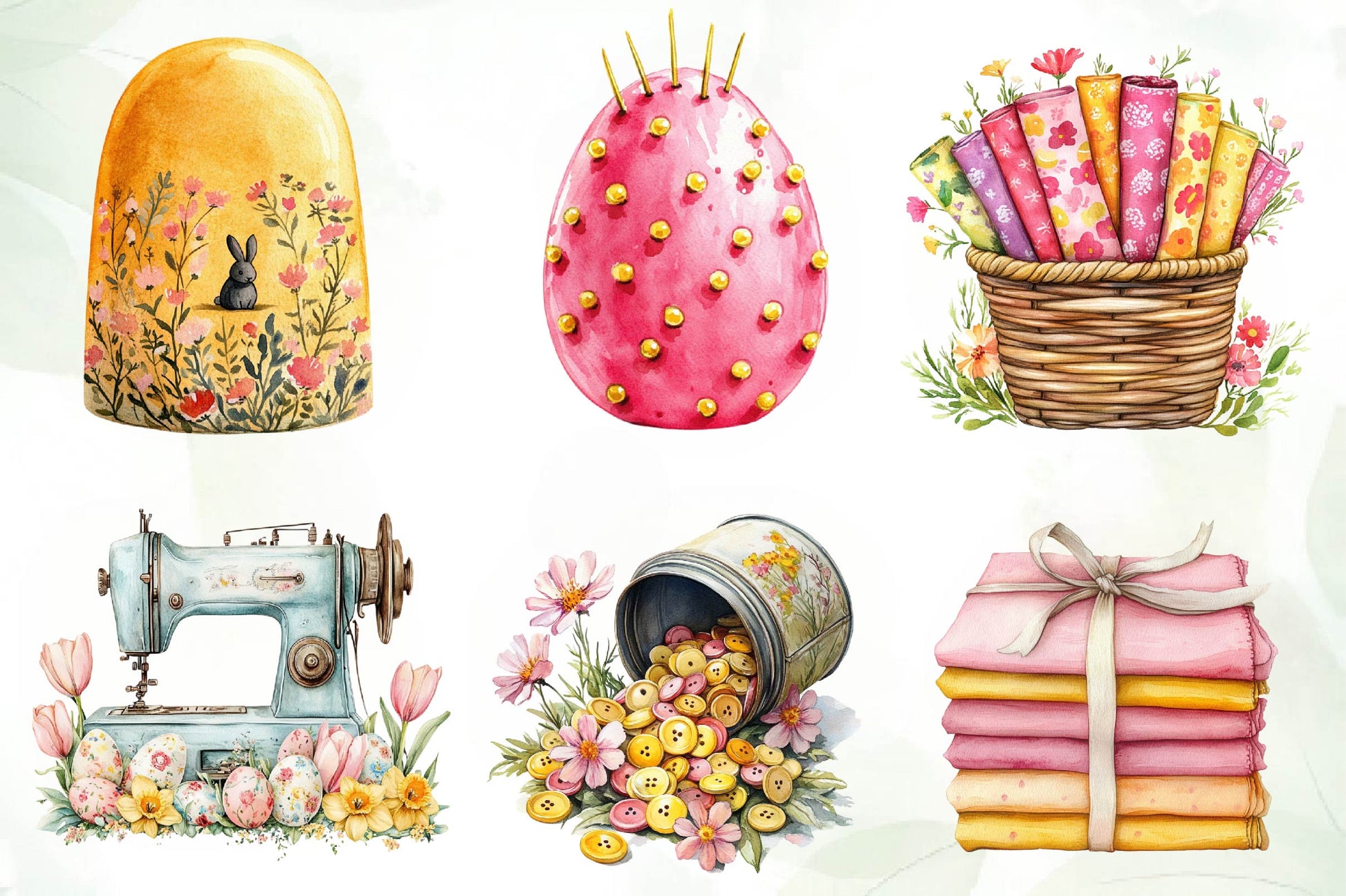 Easter Sewing Clipart Bundle - CraftNest - Digital Crafting and Art