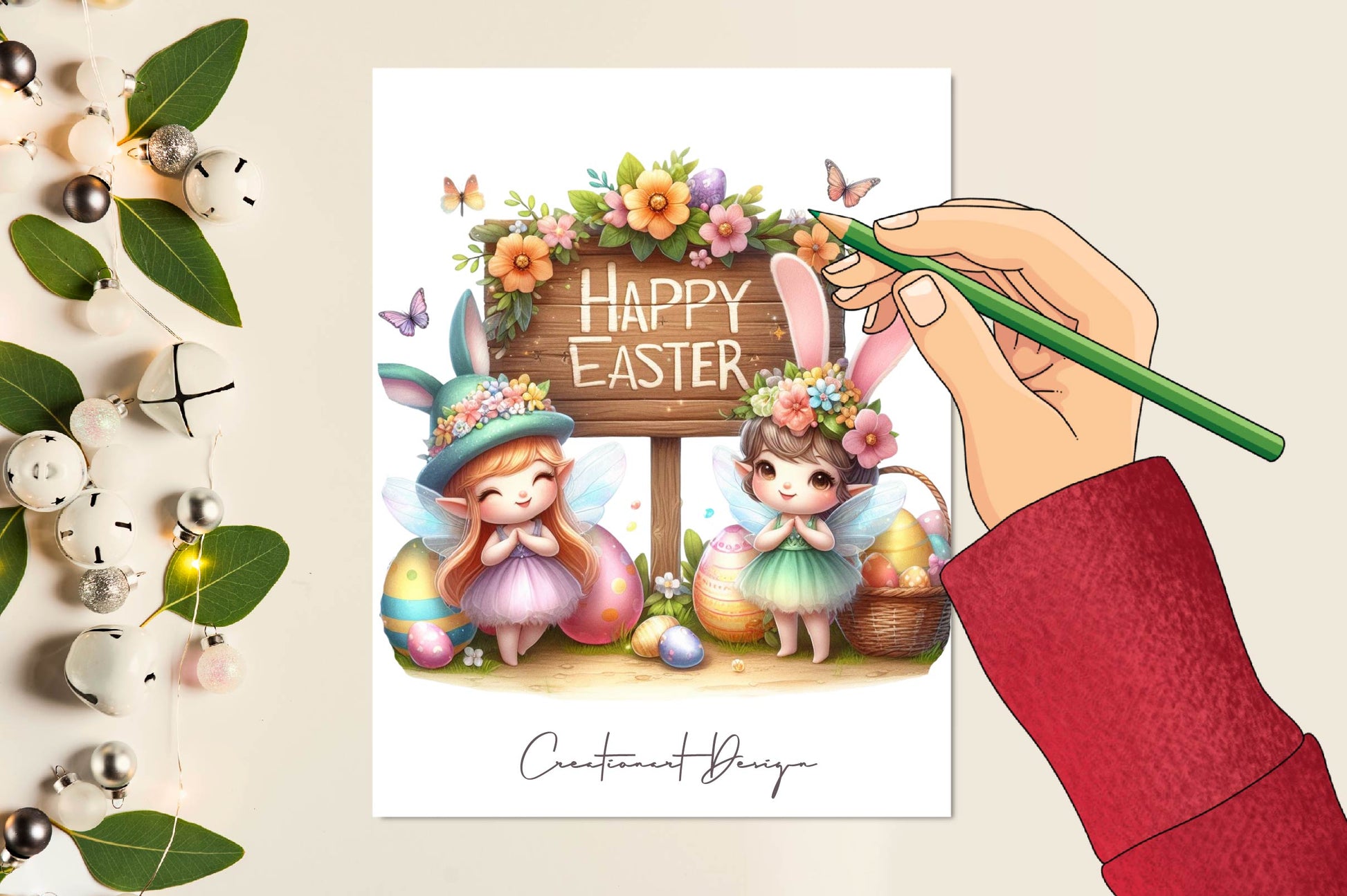 Easter Fairies Clipart Bundle - CraftNest - Digital Crafting and Art