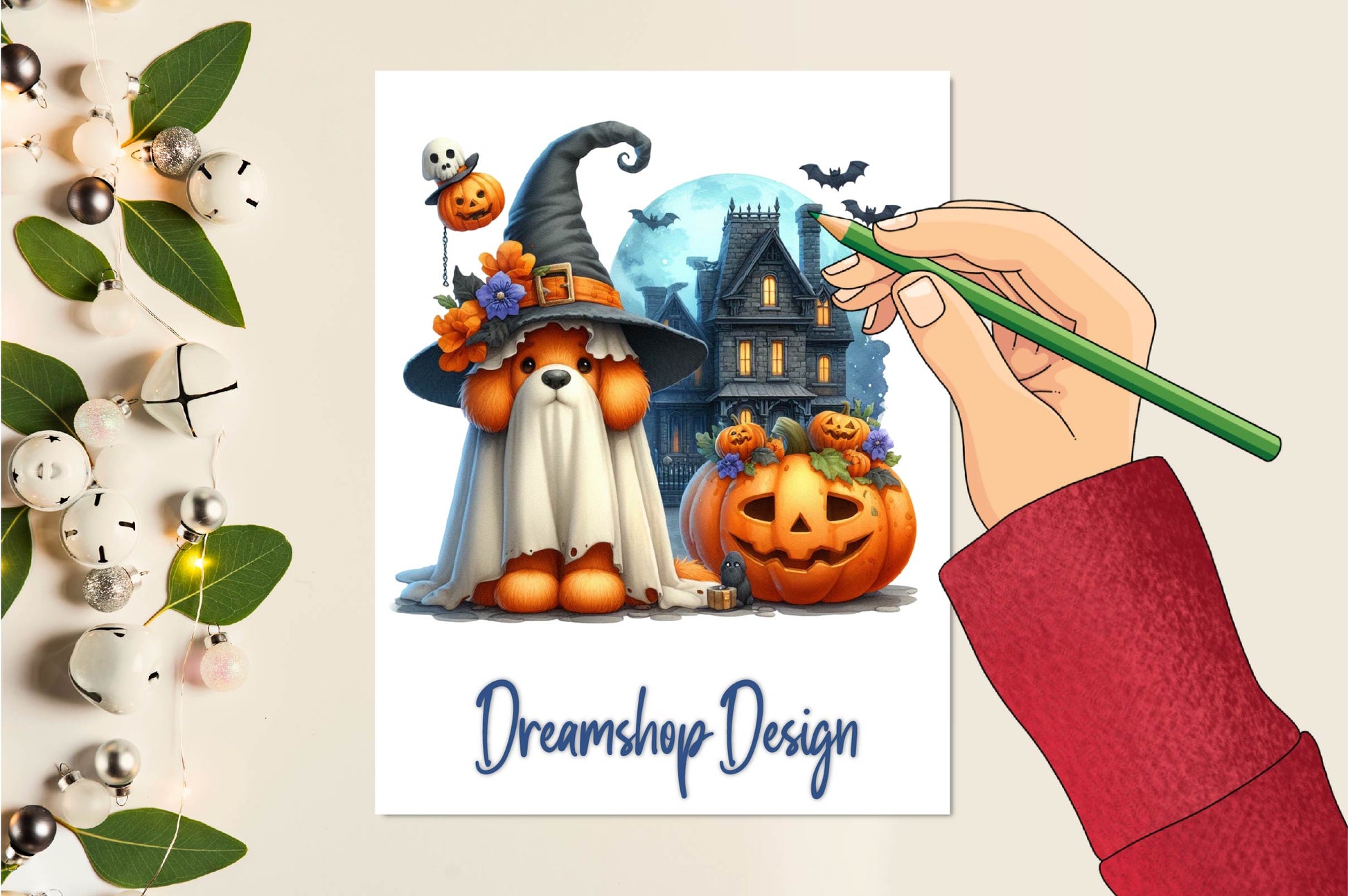 Ghost Dog Clipart Bundle - CraftNest - Digital Crafting and Art