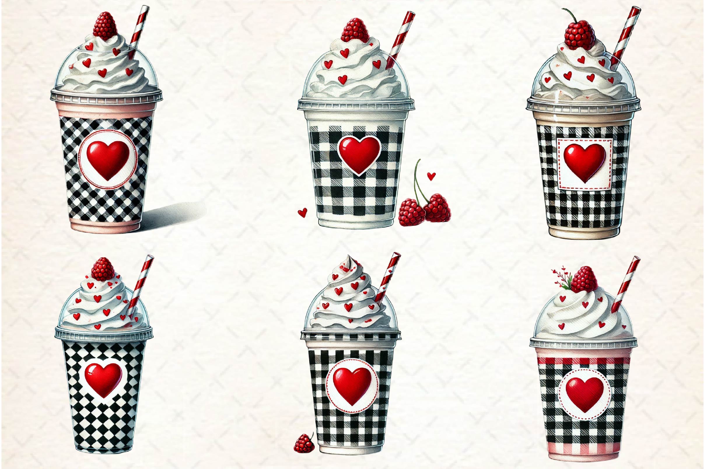 Valentine Day Coffee Clipart Bundle - CraftNest - Digital Crafting and Art