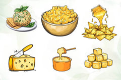 Cheese Clipart Bundle - CraftNest - Digital Crafting and Art