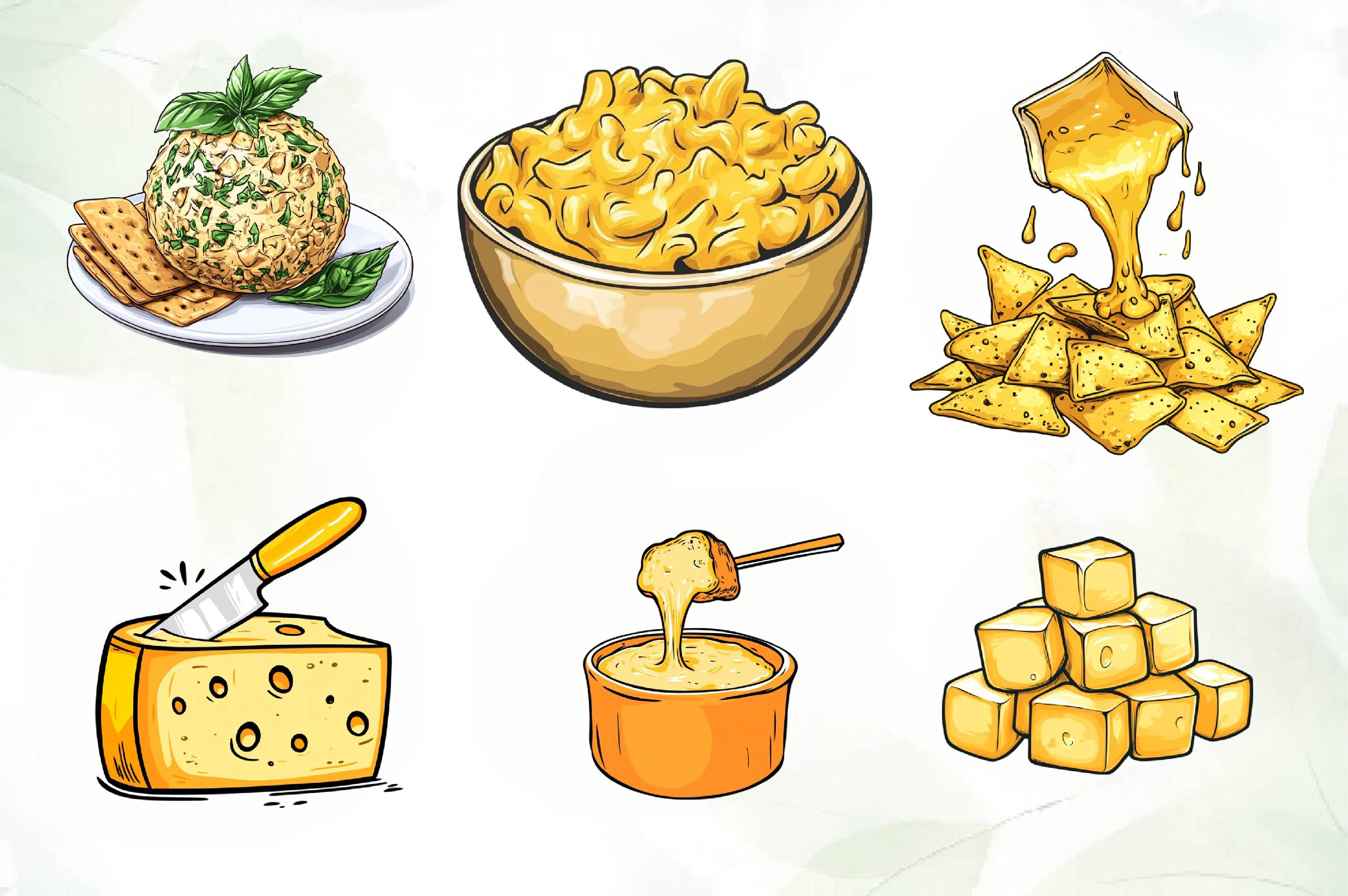 Cheese Clipart Bundle - CraftNest - Digital Crafting and Art