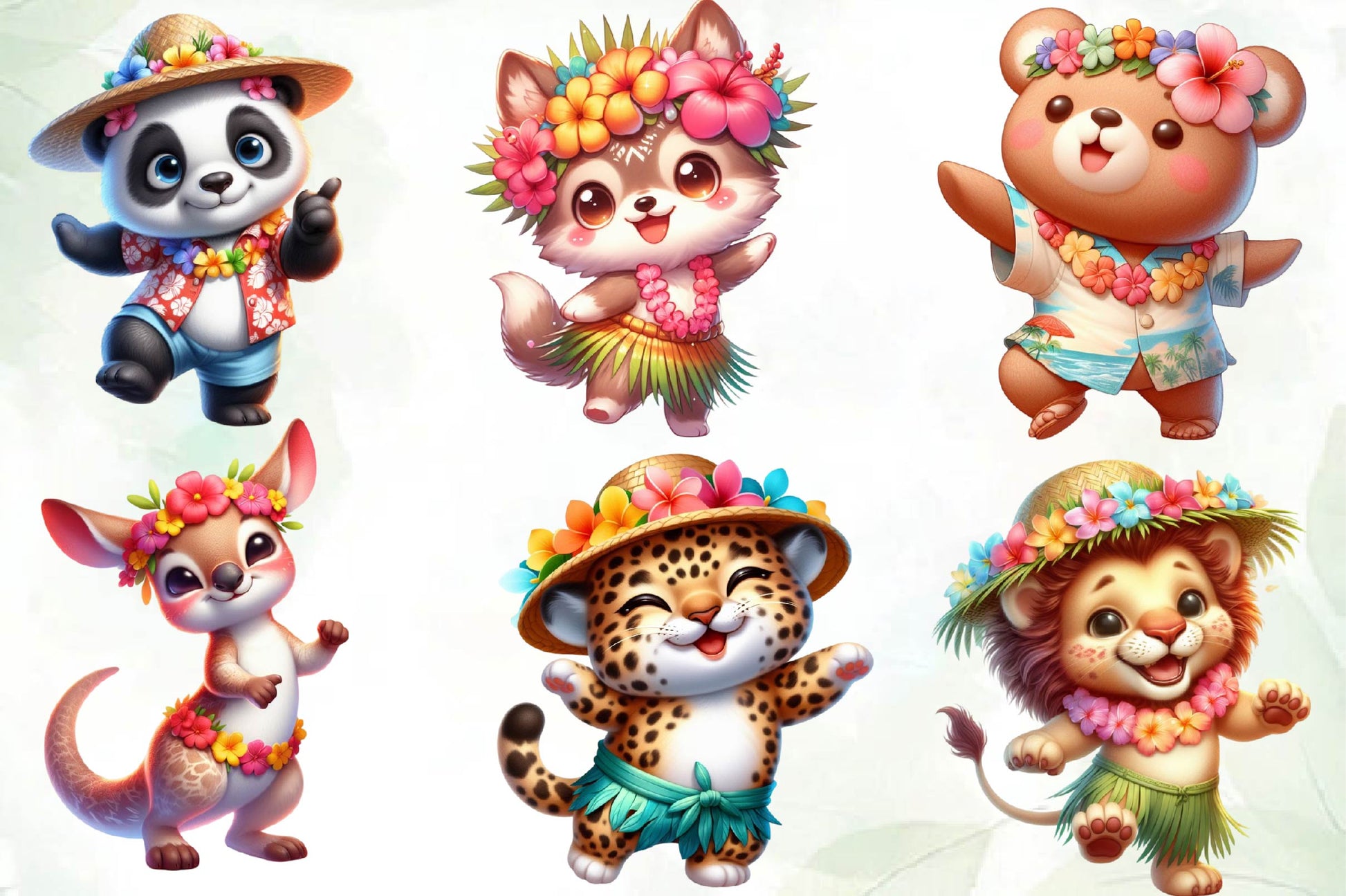 Hawaiian Hawaiian Dancing Clipart Bundle - CraftNest - Digital Crafting and Art