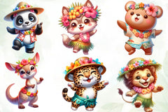 Hawaiian Hawaiian Dancing Clipart Bundle - CraftNest - Digital Crafting and Art