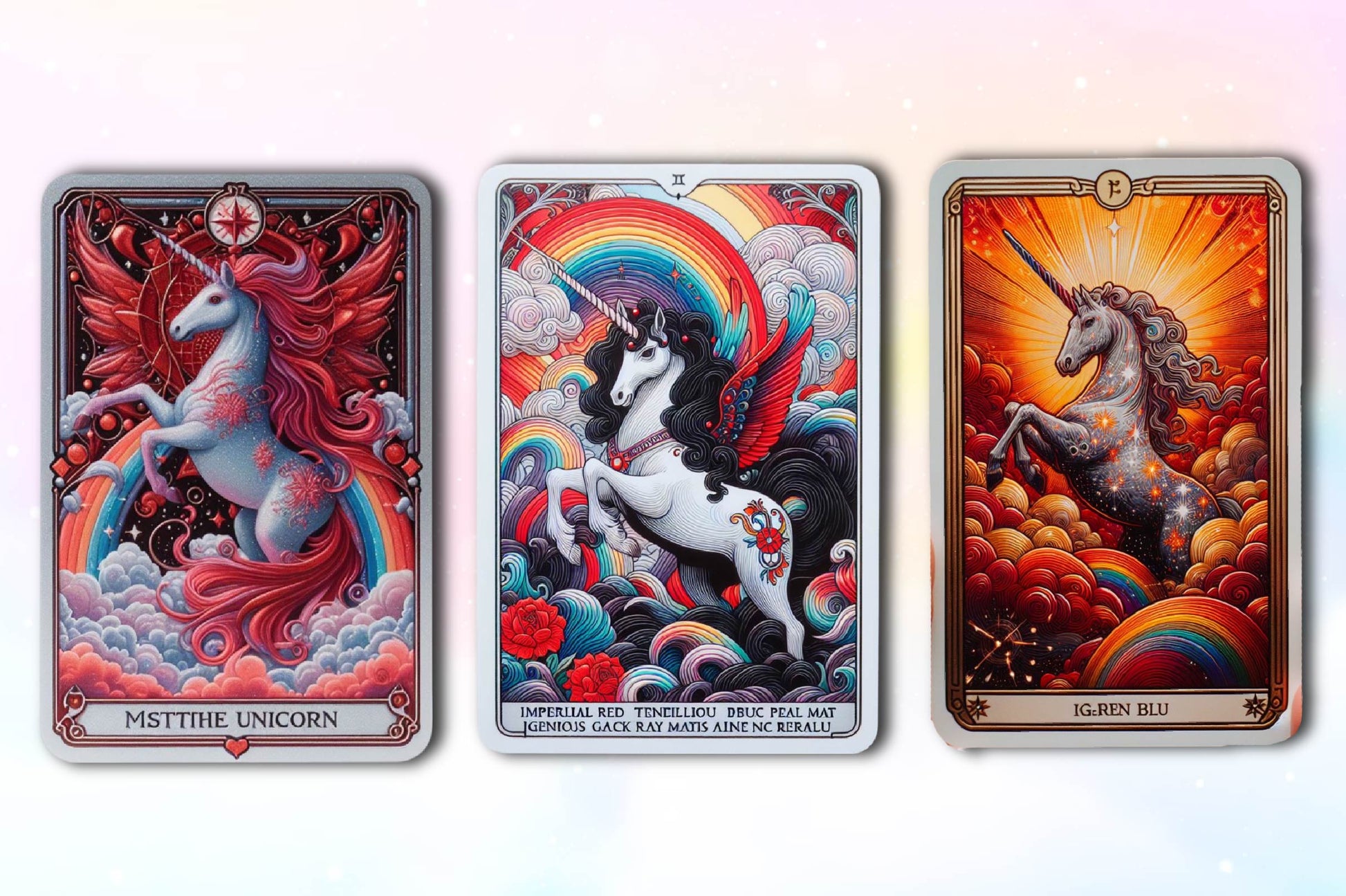 Crystal Unicorn Tarot Card Clipart Bundle - CraftNest - Digital Crafting and Art