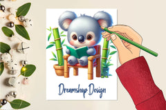 Cute Koala Bear Clipart Bundle - CraftNest - Digital Crafting and Art