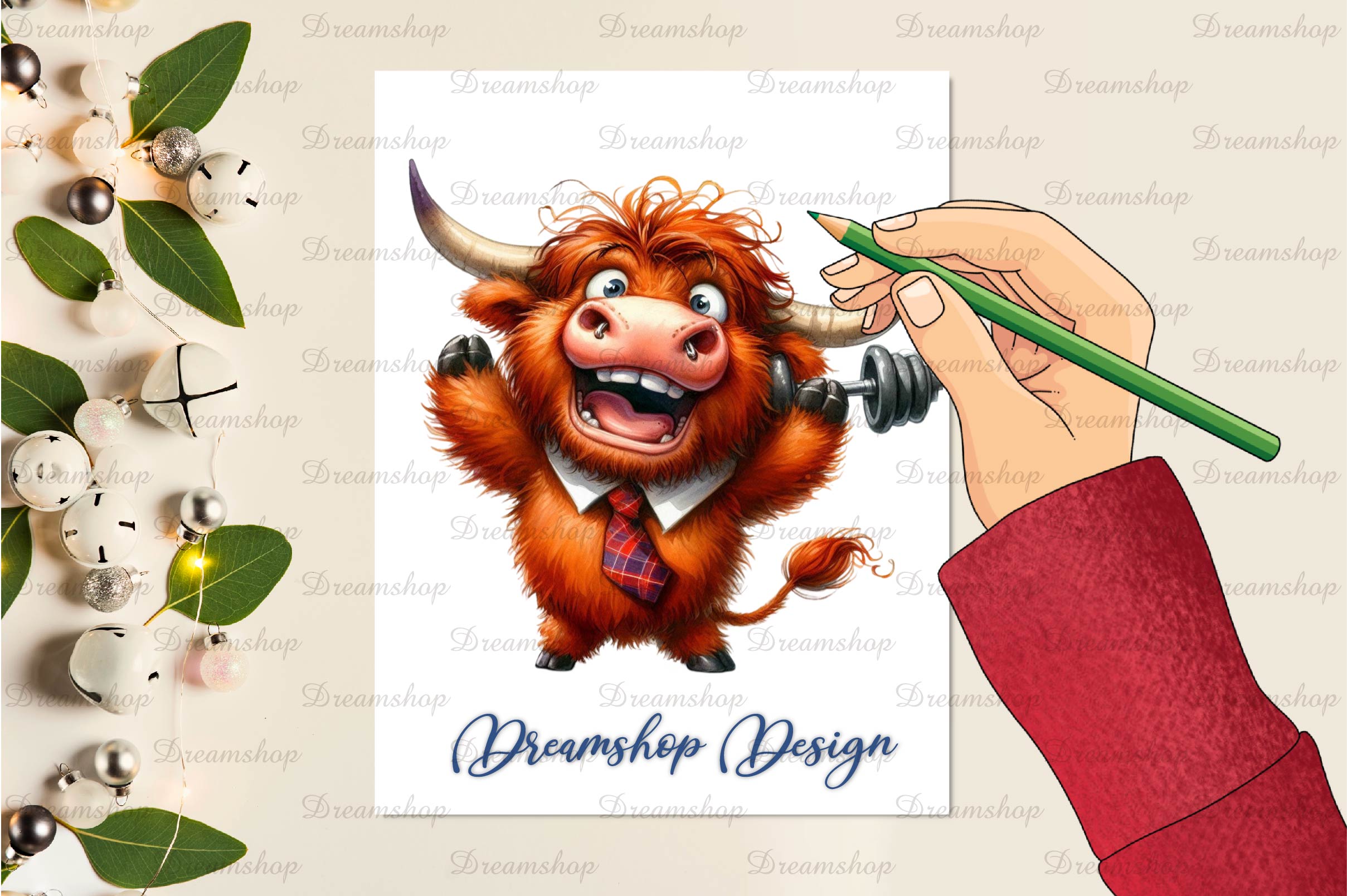 Highland Cow Highland Cow Clipart Bundle - CraftNest - Digital Crafting and Art