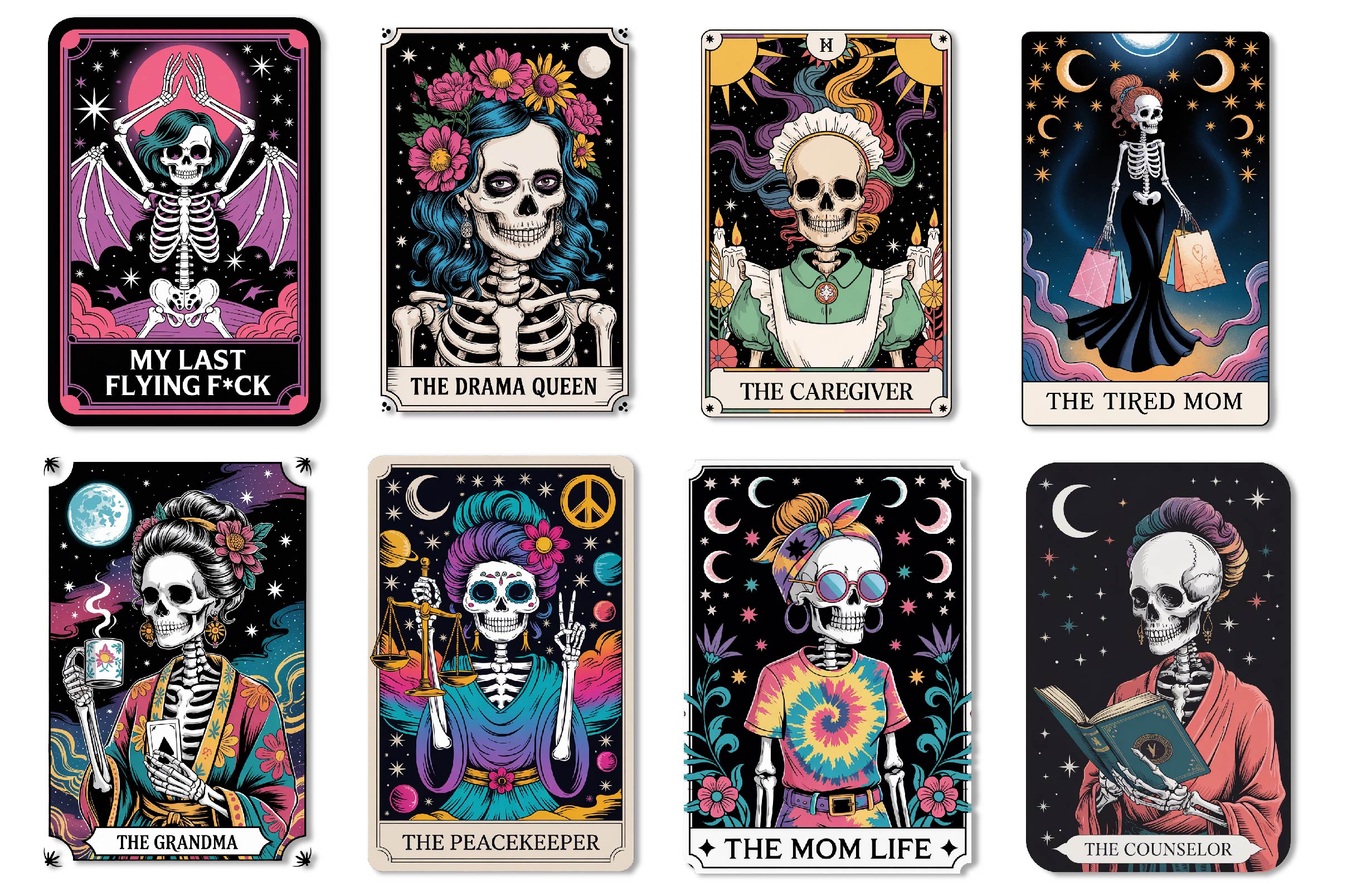 Mother'S Day Tarot Card Clipart Bundle - CraftNest - Digital Crafting and Art