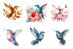 Hummingbird Collection Clipart Bundle - CraftNest - Digital Crafting and Art