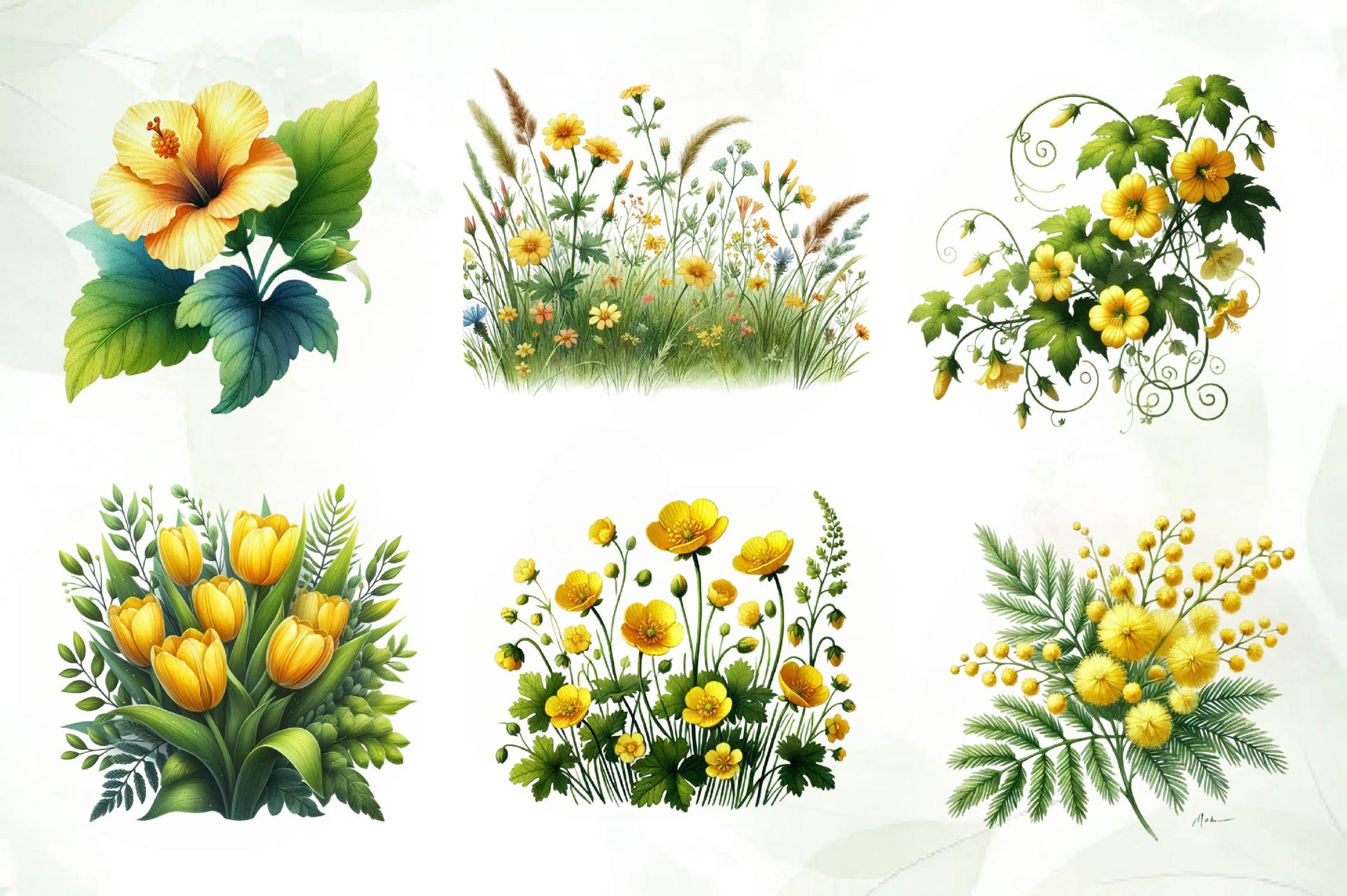 Blossom Spring Clipart Bundle 1 - CraftNest - Digital Crafting and Art