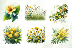 Blossom Spring Clipart Bundle 1 - CraftNest - Digital Crafting and Art