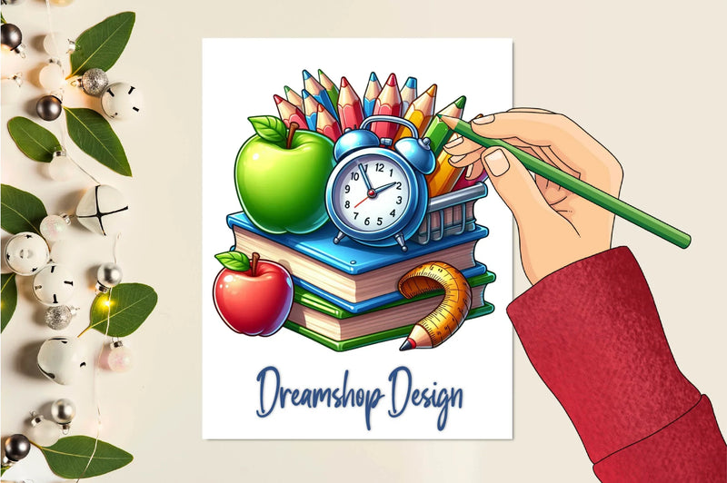 Pretty Books Clipart Bundle - CraftNest - Digital Crafting and Art