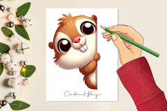 Crazy Animals Peeking Around Corner Clipart Bundle - CraftNest - Digital Crafting and Art