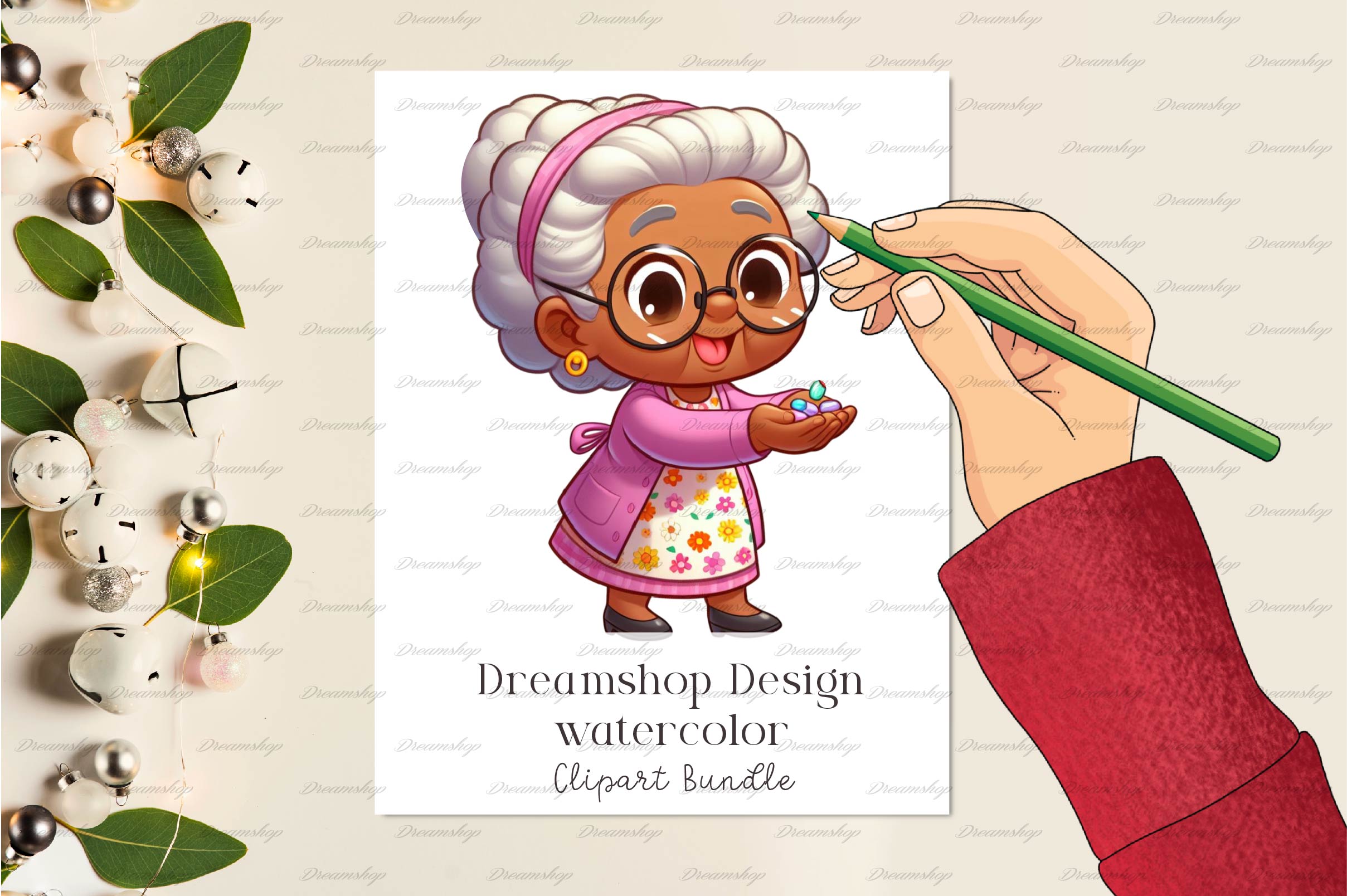 Funny Old Ladies Clipart Bundle 1 - CraftNest - Digital Crafting and Art