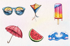 Abstracts Cute Summer Clipart Bundle - CraftNest - Digital Crafting and Art