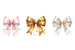 Christmas Bow Clipart Bundle - CraftNest - Digital Crafting and Art