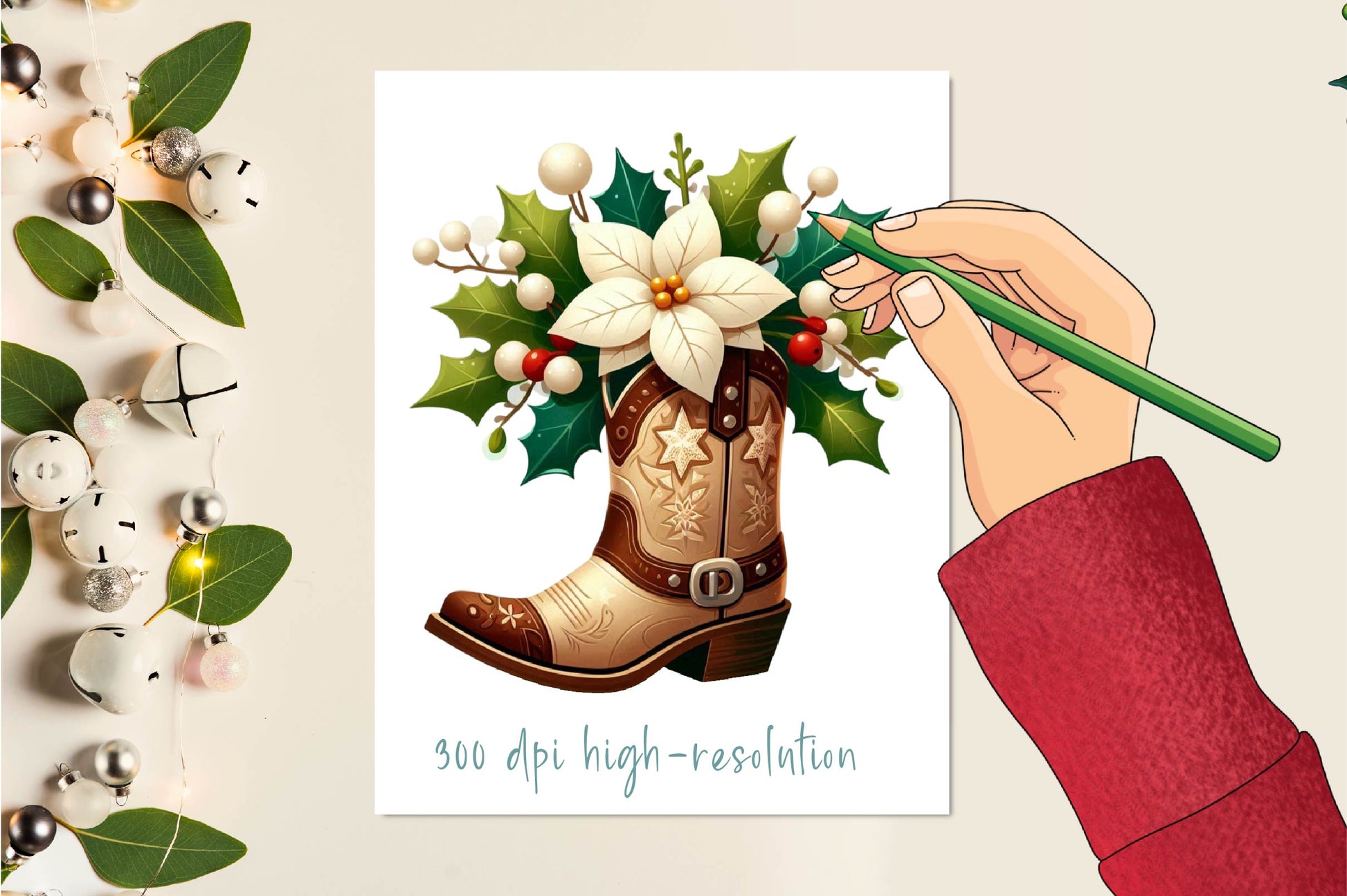 Western Cowboy Boot Clipart Bundle - CraftNest - Digital Crafting and Art