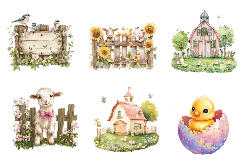 Happy Spring Clipart Bundle 1 - CraftNest - Digital Crafting and Art