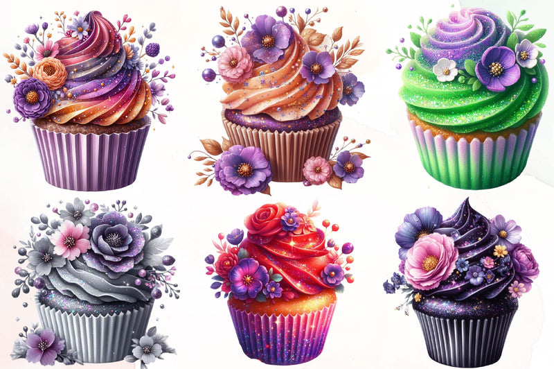 Cupcake Design Clipart Bundle - CraftNest - Digital Crafting and Art