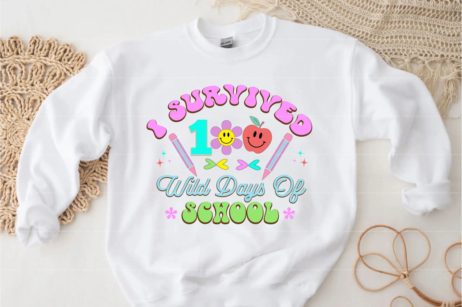 100 Days of School Clipart Bundle 99 - CraftNest - Digital Crafting and Art