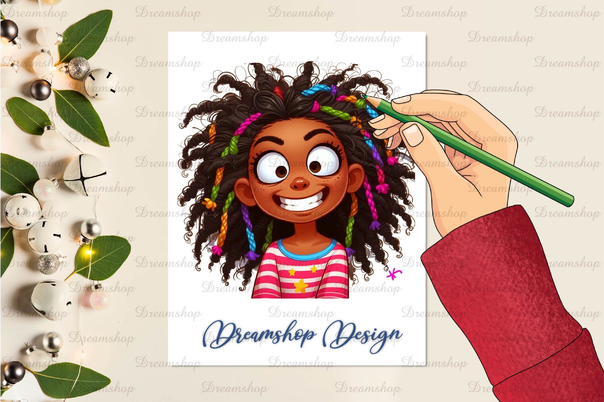 Black Girl Clipart Bundle - CraftNest - Digital Crafting and Art