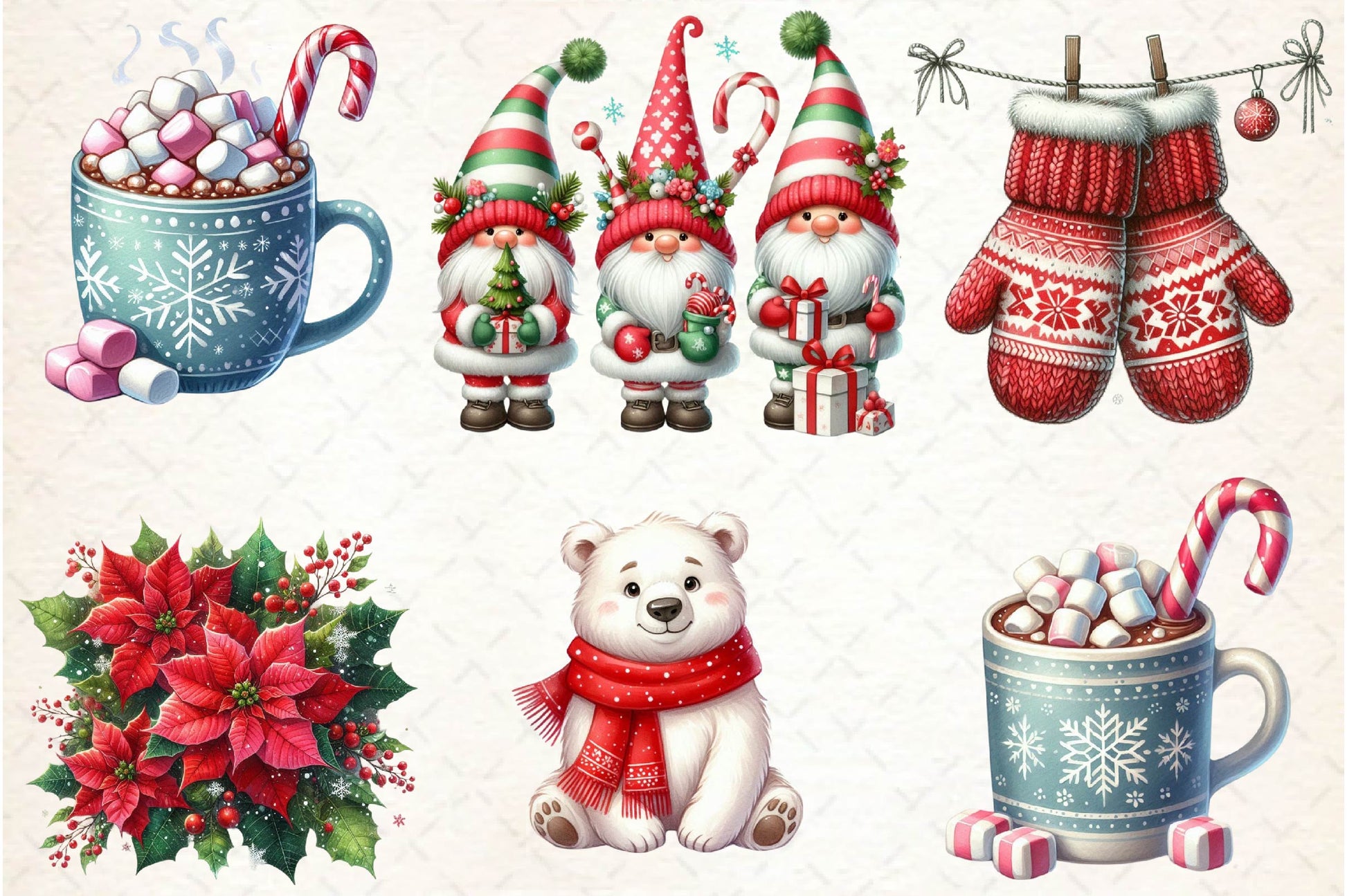 Winter Holiday Clipart Bundle - CraftNest - Digital Crafting and Art