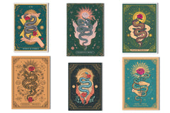 Vintage Style Deck Tarot Card Clipart Bundle - CraftNest - Digital Crafting and Art