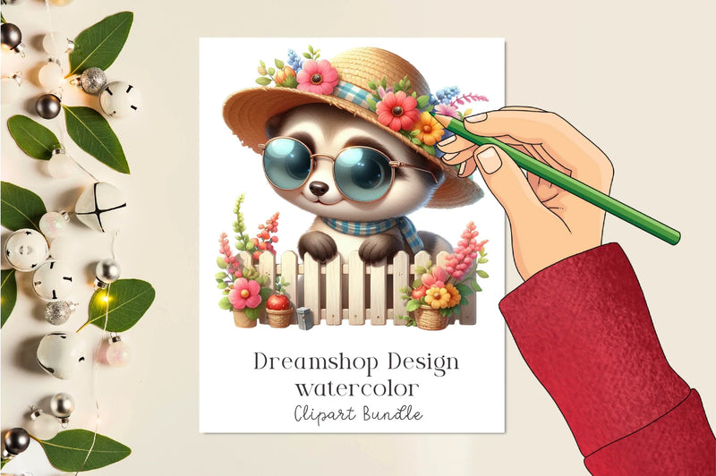 Cute Spring Wildlife Clipart Bundle - CraftNest - Digital Crafting and Art