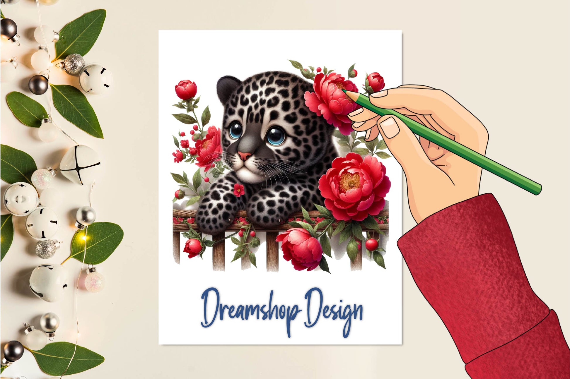 Cute Baby Leopard Clipart Bundle - CraftNest - Digital Crafting and Art
