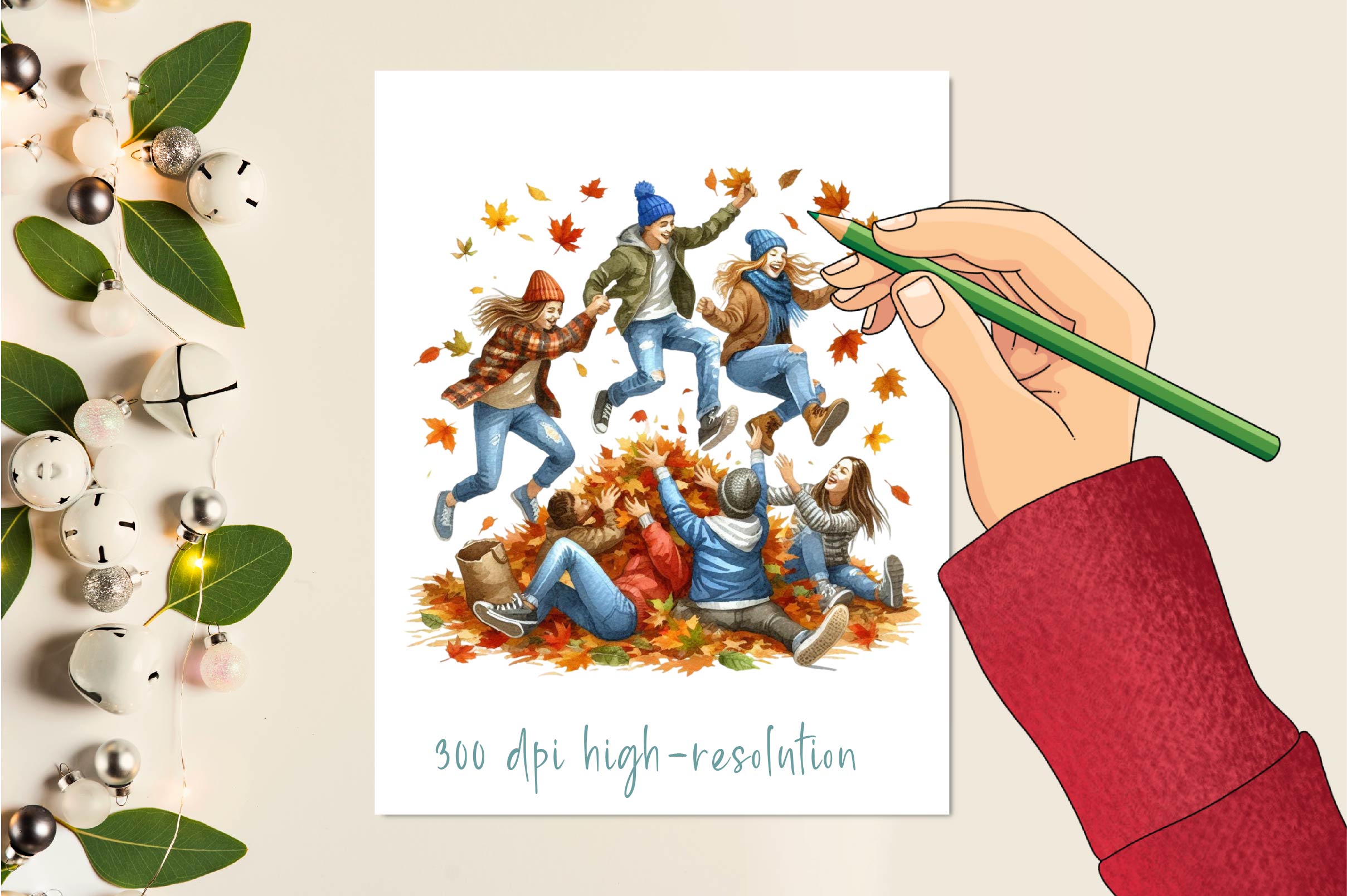 Enjoy Autumn Clipart Bundle - CraftNest - Digital Crafting and Art