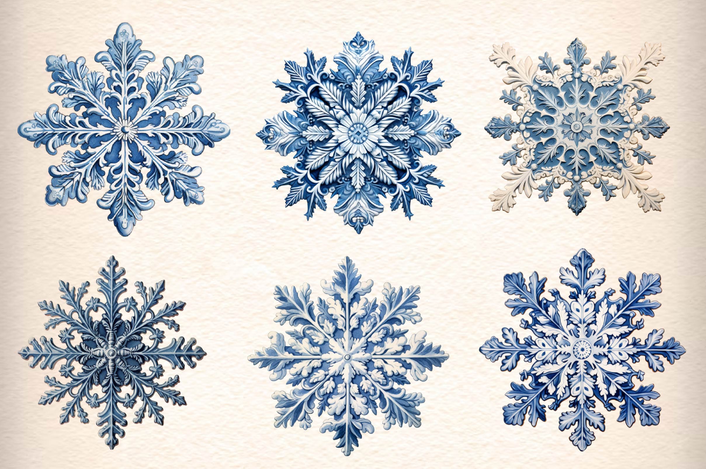 Snowflake Clipart Bundle 1 - CraftNest - Digital Crafting and Art