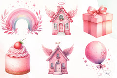 Cute Unicorn Clipart Bundle 7 - CraftNest - Digital Crafting and Art