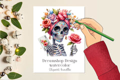Funny Mom Skeleton Clipart Bundle - CraftNest - Digital Crafting and Art