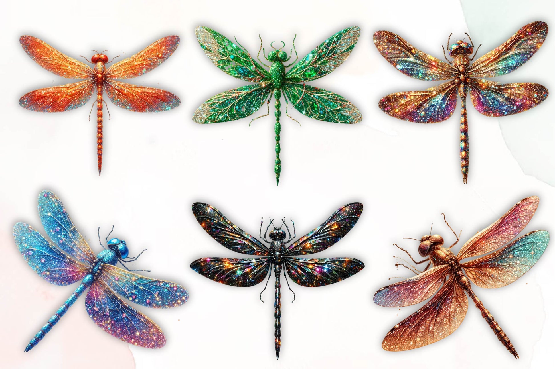 Dragon Fly Collection Clipart Bundle - CraftNest - Digital Crafting and Art