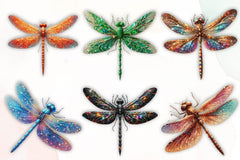 Dragon Fly Collection Clipart Bundle - CraftNest - Digital Crafting and Art