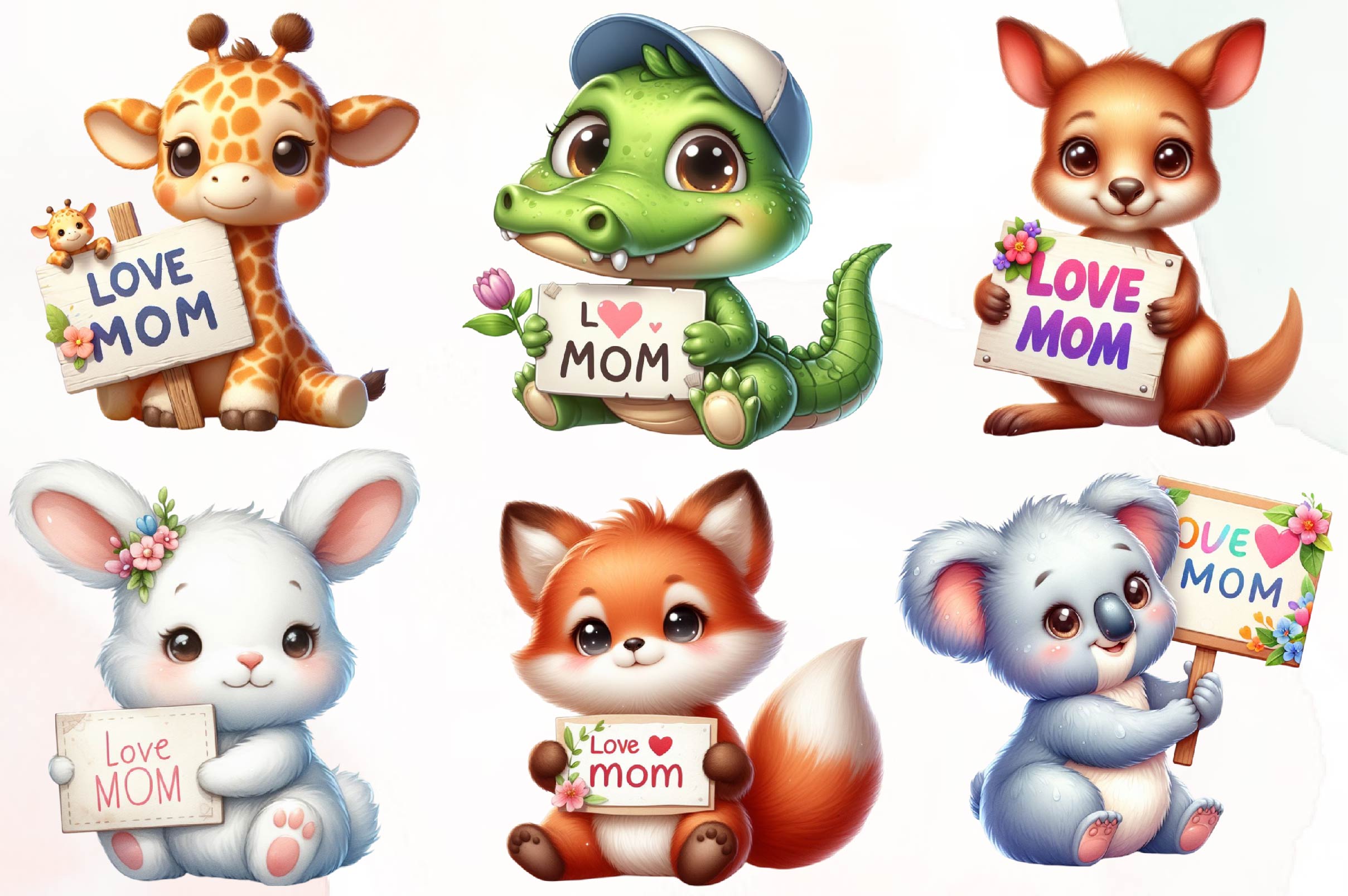 Mothers Day Love Mum Clipart Bundle - CraftNest - Digital Crafting and Art