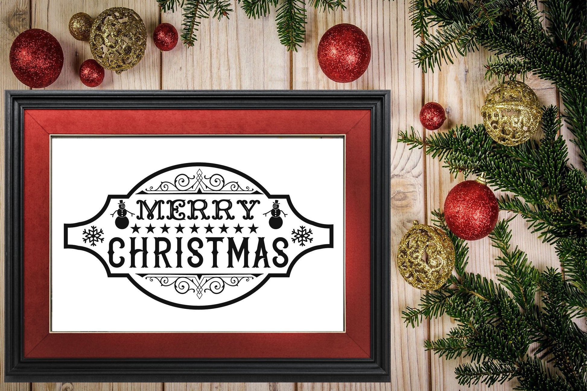 Vintage Christmas Sign SVG Bundle - CraftNest - Digital Crafting and Art