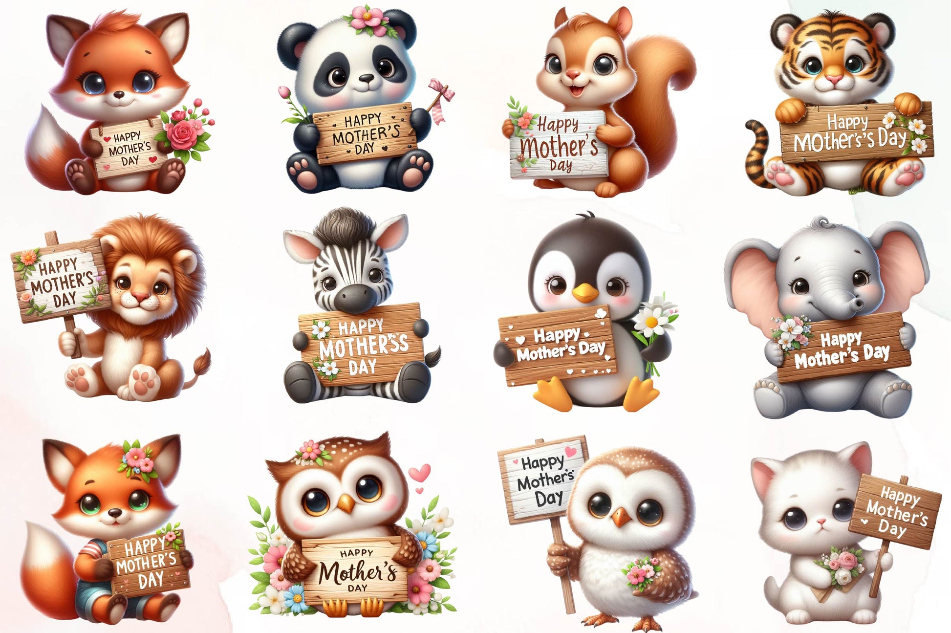 Mothers Day Happy Mothers Day Clipart Bundle - CraftNest - Digital Crafting and Art